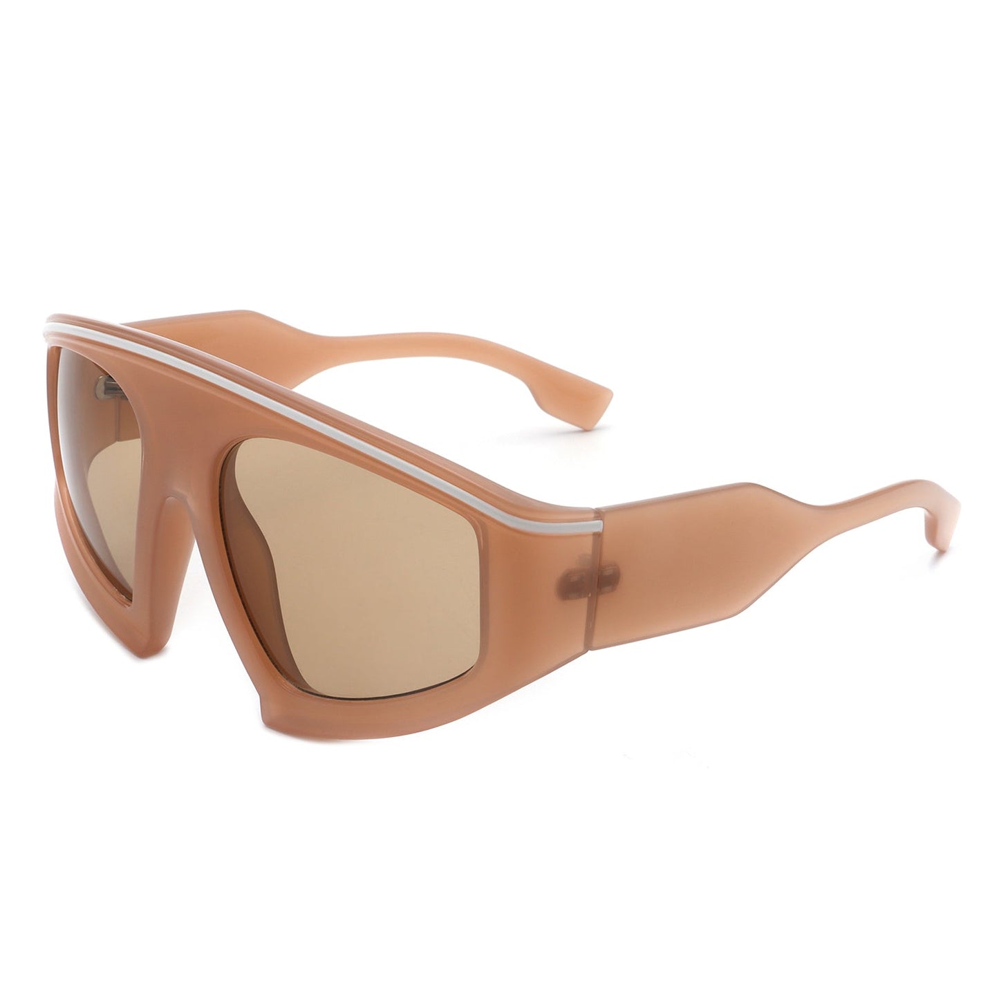 Bramble - Oversize Futuristic Square Women Fashion Sunglasses