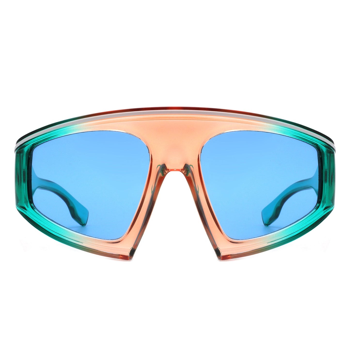 Bramble - Oversize Futuristic Square Women Fashion Sunglasses