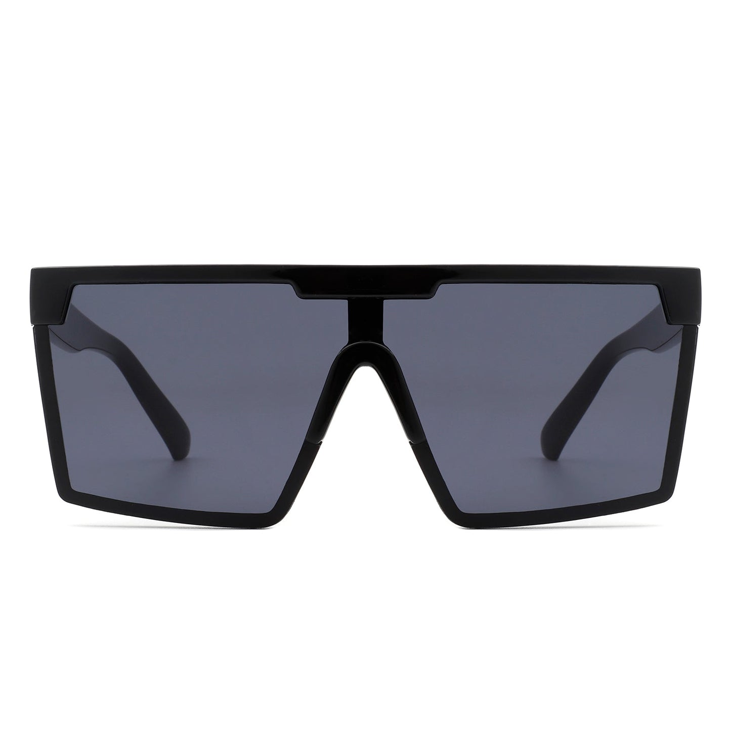 Vitalize - Oversize Retro Square Flat Top Tinted Fashion Women Sunglasses