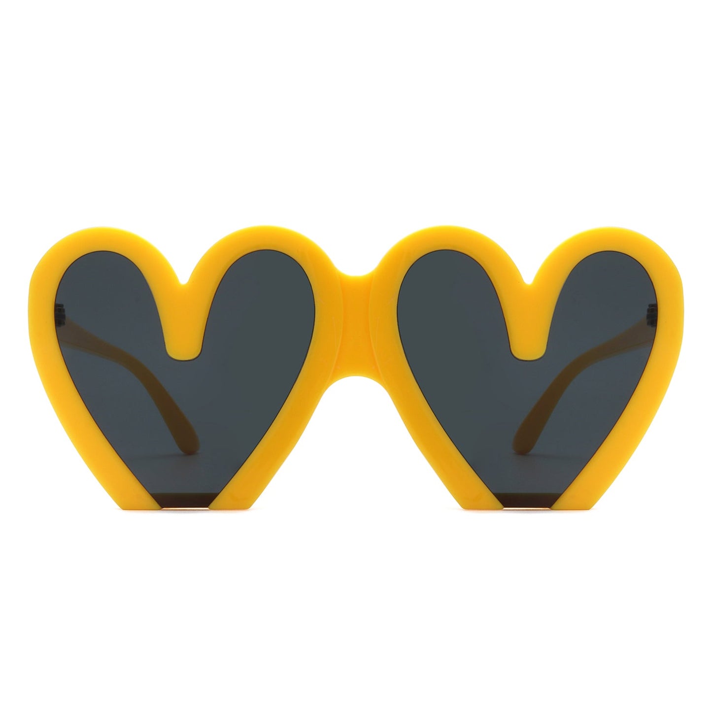 Skylette - Heart Shaped Oversized Party Fashion Sunglasses