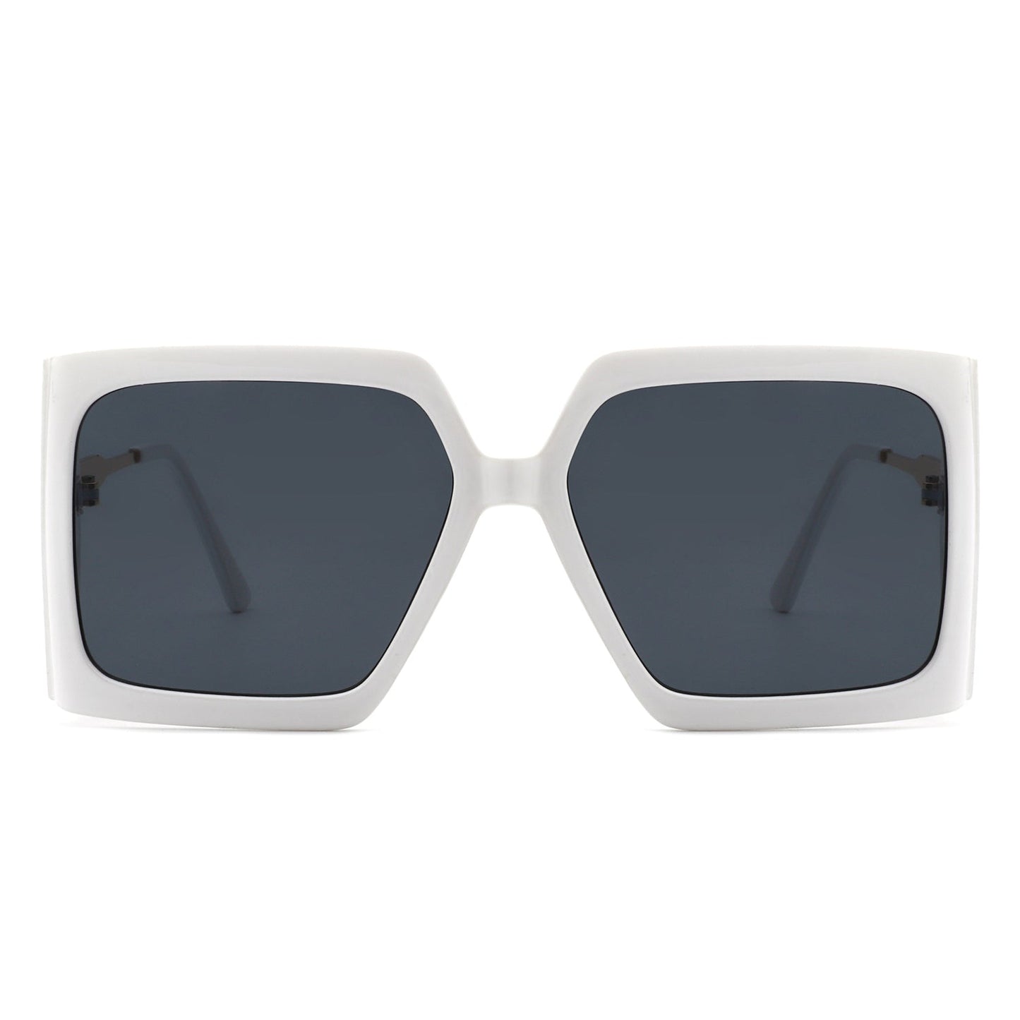Yellowra - Women Oversize Retro Square Large Fashion Sunglasses